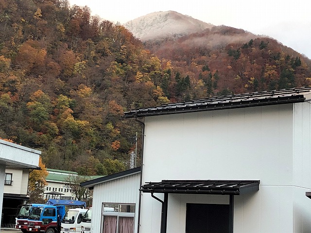 山頂初雪❄