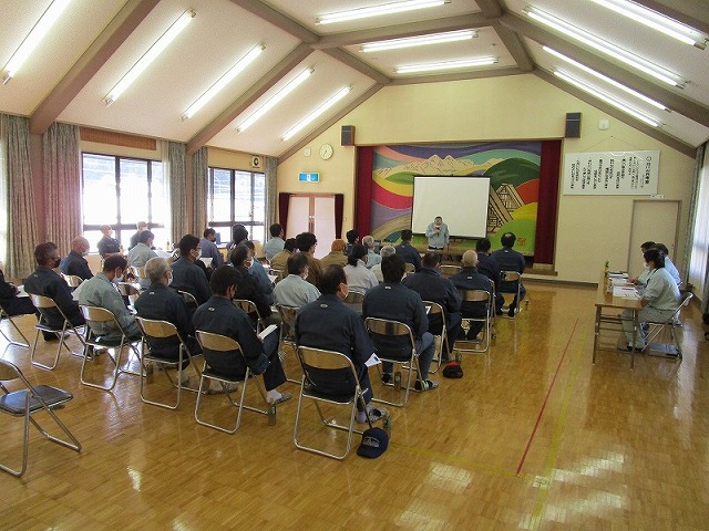 雪氷対策作業「安全大会」